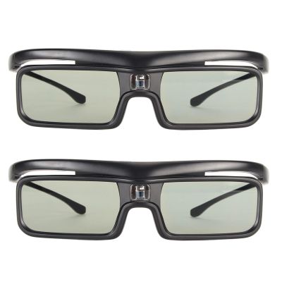 Sanpyl Active Shutter 3D Glasses, High Transmittance 178 Wide Viewing Angle 3D Glasses for Home Theater