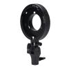 Sanpyl Camera Flash Bracket, Camera Flash Mount Adapter Compact for Softbox view 2