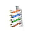 bodateng 0.1M 0.2M 0.3cm 0.5M 50M Cat6 Short Ethernet Cable Flat RJ45 Computer Internet LAN Network Ethernet Patch Cable(Cat 6-Black,1M) view 3