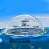 Diving Housing Case Dome Port with Hemispherical Lens for Action5/4/3 Cameras Wrist Rope Quick Release Systems Dome Port view 2