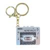 Retro Mini Tape Recorder Keychain,3-in-1 Microcassette Player | Tape Recorder | CD Keychain with Music,Retro Tape Recorder Keychain,Fun Key Backpack Hanging Accessory Gifts view 1