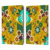Head Case Designs Harvest Gold Botanical Ornaments Leather Wallet Case Compatible with Apple iPad Pro 13 M4 2024 view 1