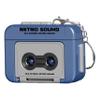 Peosaard Mini Tape Recorder Keychain, Plastic Recordable Retro Mini Cassette Tape Player Keychain with Music for Backpacks, Handbags, Cassette Recorder (Tapes Playback Disabled) view 1