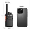 FR1 Walkie Talkies Long Range Rechargeable Two Way Radios with Earpiece 6 Pack with 6 Way Multi Gang Charger for Warehouse Restaurant Farm view 4