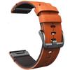 26mm Genuine Leather Bracelet for Fenix 6 6XPro 5 5X Plus 3 HR D2 Descent MK2 Quick Release Replacement Strap Wristband view 4