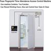 ZOCWJK Fingerprint Password Attendance Machine,Clocking in Machine for Employees Small Business with Face, Finger Scan, Office Time Card Machine Automatic Punch( view 4