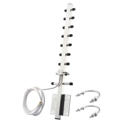 Kaunosta Dual Band 9dBi Yagi WiFi Antenna  Outdoor Directional High Gain Antenna for Long-Range Barn, Farm & Garage Extension  5ft RG58 Cable & RP-SMA for Wireless Security Cameras & Routers