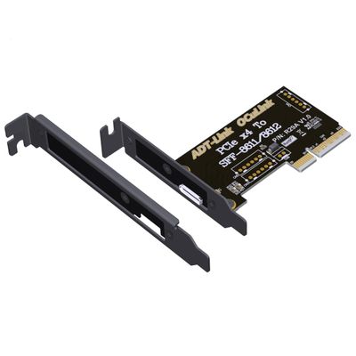 ADTLINK PCIe 4.0 x4 to Oculink SFF 8612 Adapter, SFF 8611 External Graphics Card with Bracket, Host Adapter for NVMe SSD GPU EGPU (R29A)