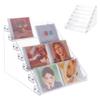 UNICRAFTALE 7 Tier Acrylic CD Display Rack CD Storage Organizer DVD Case Holder Organizer Clear CD Holder Holds up to 56 Standard CD Cases for Media Shelf Storage and Organization 14.5"x12"x11.2" view 1