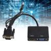Beufee VGA to HDMI VGA Adapter, Splitter Converter to HDMI Adapter for Computer, Desktop, Laptop, PC, Monitor view 2