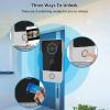 2 Wire Video Doorbell Apartment Intercom System,1080P Visual Doorbell Camera,7 Inch Monitor, Support 3 in 1 Unlock,Two-Way Audio,Monitoring,Anti-Alarm for Home Villa (1 doorbell + 1 Monitor) view 3