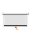 BINBINNIAO 60 72 84 100 Inch 16:9 Manual Self-Locking Projection Screen Wall Mounted Pull-Down Projection Screen(Glass F 72inch) view 1