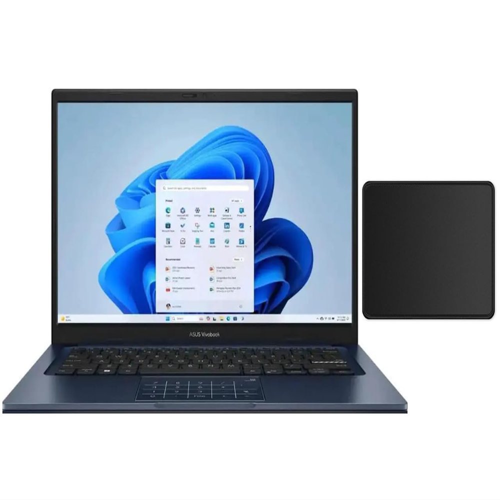 ASUS Vivobook 14" FHD Laptop |Intel Core i5-1334U| Intel UHD Graphics |Webcam |Bluetooth|Blue| 16GB RAM | 2TB SSD |Windows 11 Home |Bundle with Mouse Pad