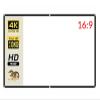BINBINNIAO Projector Screen Soft High Density White Anti-Crease 60-200inch 16:9 Portable Foldable Double Sided Screen Outdoor Movie(92 inch) view 1