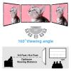 BINBINNIAO Projector Screen Soft High Density White Anti-Crease 60-200inch 16:9 Portable Foldable Double Sided Screen Outdoor Movie(92 inch) view 3