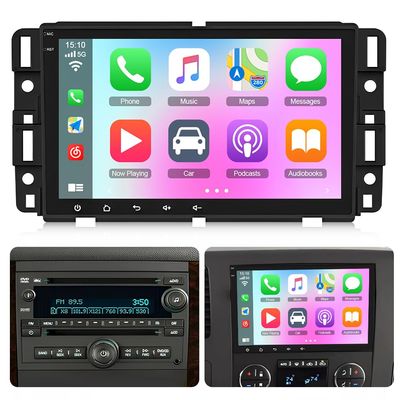 2G+64G 8" Android 13 Car Radio Stereo Upgrade for Chevy Silverado 1500HD 2500HD 3500HD 2007-2013,Touch Screen Head Unit Car Radio with Wireless CarPlay/Android Auto GPS WiFi BT Backup Camera/DSP/SWC