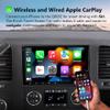 2G+64G 8" Android 13 Car Radio Stereo Upgrade for Chevy Silverado 1500HD 2500HD 3500HD 2007-2013,Touch Screen Head Unit Car Radio with Wireless CarPlay/Android Auto GPS WiFi BT Backup Camera/DSP/SWC view 3