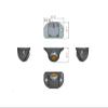 Vehicle Backup Cameras Car AHD Reversing Rear View Camera WDR Night Vision Reversing Parking Camera 360 Degree Rotatable 1080P IMAX307 Camera view 4
