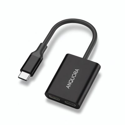 ANQUORA AR Glasses Hub, Aluminum Shell USB C to AR Glasses 4K@60Hz and Charging Up to 100W PD, Plug and Play, Compatible with Switch 1,Steam Deck, ROG Ally X, etc, Supports Rokid XREAL Viture Glasses