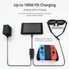 ANQUORA AR Glasses Hub, Aluminum Shell USB C to AR Glasses 4K@60Hz and Charging Up to 100W PD, Plug and Play, Compatible with Switch 1,Steam Deck, ROG Ally X, etc, Supports Rokid XREAL Viture Glasses view 4