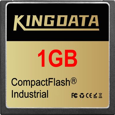 KINGDATA Industrial Compact Flash Memory Card 1GB FAT16 Type I for Industrial Equipment Vintage Digital Cameras