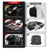 BOPai Camera Backpack Bag Professional Waterproof for Photographers with Rain Cover, Tripod Holder, Small Bag Photography Backpack Case men view 2