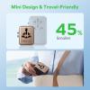 MOMAX 7-in-1 Universal Travel Adapter, 3 USB-C PD & 2 USB-A QC, 2AC, All-in-one European Travel Plug Adapter, International Power Adapter for Travel UK EU AUS JP, Travel Essentials view 3