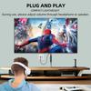 192KHz DAC Optical to 6.35mm TRS Stereo Converter,Optical Audio Cable to 1/4" AUX Cable Adapter,Digital to Analog Audio Converter for HDTV DVD Set-top Boxes(O-ptical to 1/4") Aux Cable - 3FT view 4