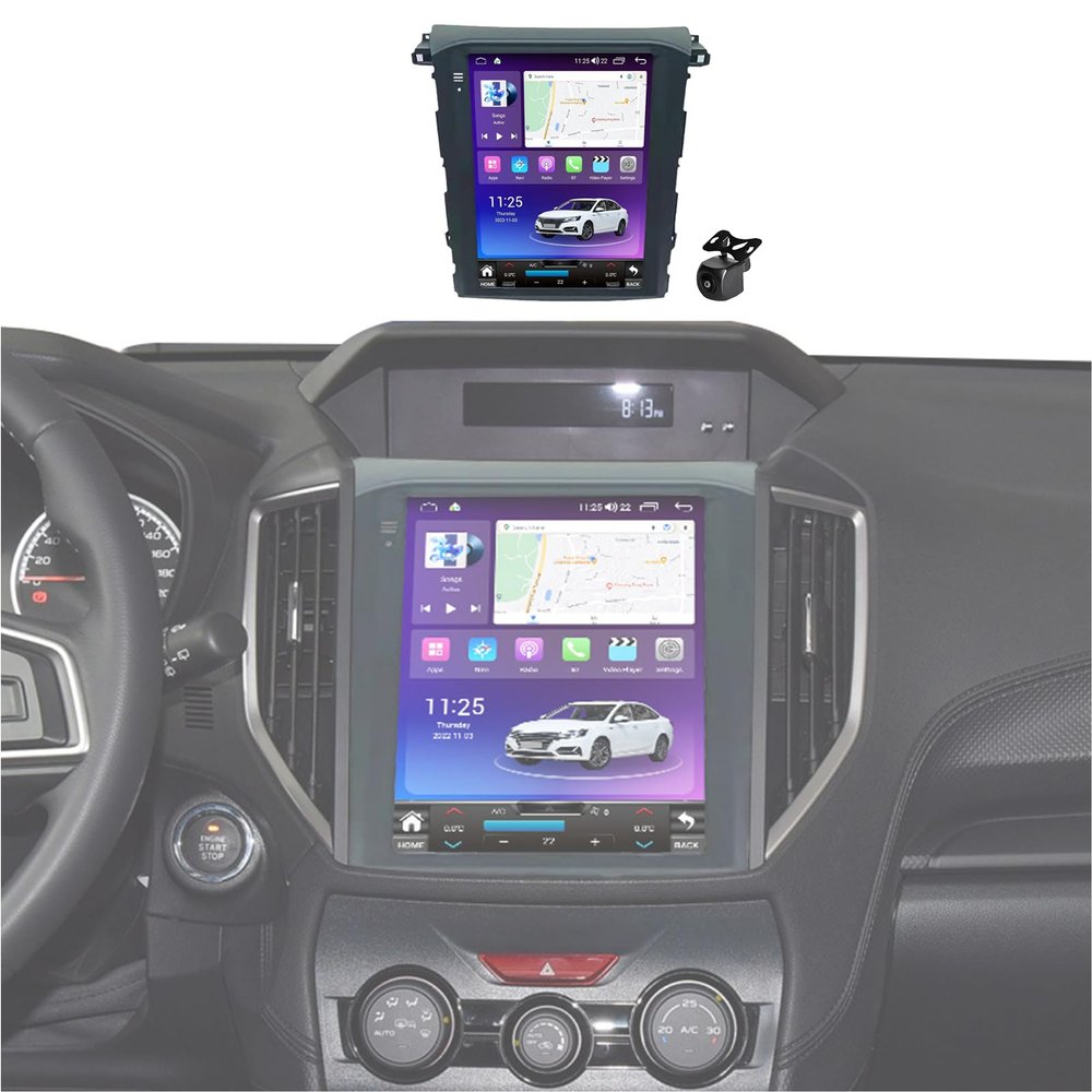ASHOIH 9.7 Inch Touchscreen Car Stereo Radio for Subaru Forester XV 2019 2020 2021, Supports Bluetooth, GPS, CarPlay, Android Auto, Reverse Camera(Size:TS6 8 Core 6+128G)