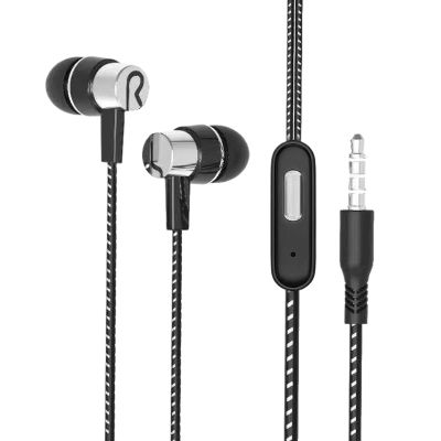 3-Pack Wired Earbuds, 3.5mm in-Ear Heavy Bass Sports Headphones with Microphone, for Running, Jogging, Gym, High-Fidelity Stereo Sound, Sweat-Proof for Active Lifestyle, 43.3in Cord