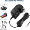 Guy-Tech AC/DC Power Adapter Compatible for Logitech Multimedia Speakers Z200 S-00135 3.5mm view 2