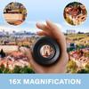 1PC 16X52 Monocular Telescope 10x Magnification HD Adult Night Vision Smartphone Long Distance Outdoor Camping Climbing Telescope view 4