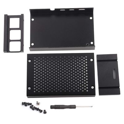 Aluminum Alloy Case for 4 Premium Lightweight Motherboard Protection Enclosure Cover Electronic Components Durable Gray Shell Set with Installation Tools
