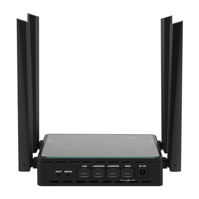 oaknode wifi7 Openwrt Router MLO Dual-Band MESH Networking 2.5G 3X1G WAN 128MB+512MB Easy Aggregation to Reach 2000 megabits TF Slot (1 Host + 1 CAT7 10G Cable)