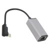 USB C to RJ45 Ethernet Adapter, 10 100Mbps Network Converter, Plug and Play, Aluminum Alloy Shell, Stable High Speed Signal for Notebooks, Phones, Tablets view 3