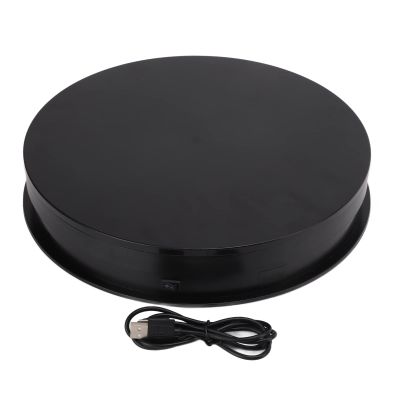 Enlybee 360 Rotating Turntable Display Stand for Photography and Video Props, Quiet and Smooth Rotation, ABS PC Material, Adjustable Speed with USB Electric Power