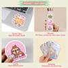 108 PCS Holographic Pink Funny Stickers, Waterproof Vinyl Sticker Pack with Quotes, Small Cute Stickers for Laptop, Water Bottle and Gifts for Party Favors view 3