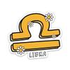 Libra Zodiac Sticker Cute Stars Sign Horoscope Sticker Astrological Mystical Symbols Celestial Astrology Constellation Waterproof Vinyl Stickers for Laptop Water Bottle Journal Decal Gifts for Adults view 1