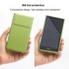 AudioPartner Soft Matte Silicone Protective Shell Skin Case Cover for Sony Walkman NW-ZX706 NW-ZX707 NW-ZX700 (Sand Green and Glass) view 3