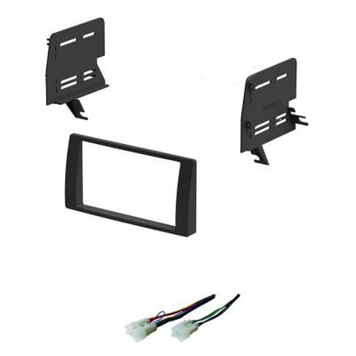 Lilfyxhj Double Din Dash Kit Select for Toyota for Camry 2002-2006 Wire Harness to Install Stereo