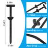 100 Pcs Automotive Universal Nylon Tie Buckles, Heavy-Duty Self-Locking, New Multifunctional Automotive Fasteners for DIY Auto Repair, Home & Office Use view 2