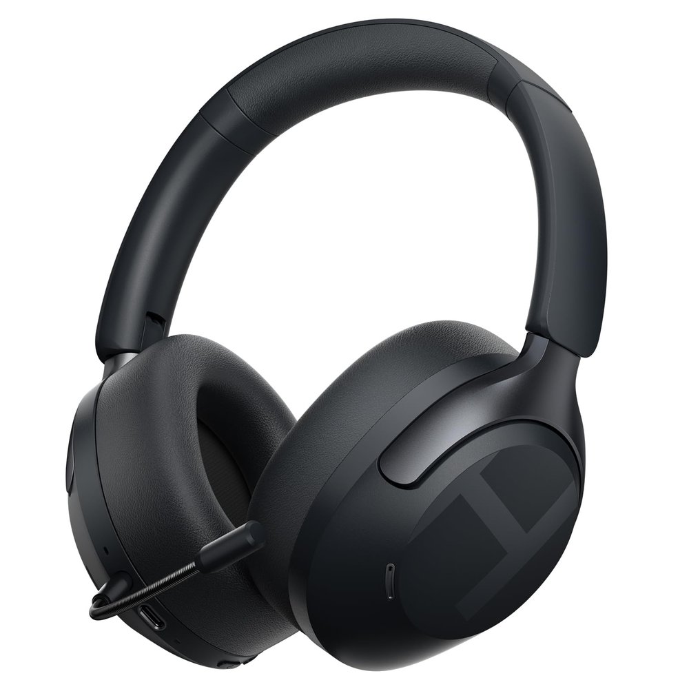 HAYLOU S40 Noise Cancelling Headphones Over Ear, 50dB Hybrid ANC with Multiple Modes, LDAC Hi-Res Wireless Audio, 90H Playtime, Custom EQ via App, Bluetooth 6.0 Multipoint Connect, 5 HD Mics Call