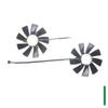 100MM GAA8S2U DC12V 0.45A 4Pin Graphics Fan Gaming RTX 2080 RTX 2080 Ti SUPER AMP ZT-T20820D-10P OC(2PCS) view 2
