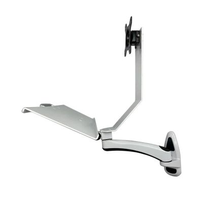 IMMDJUQI Standing Monitor Stand Office Industrial Equipment Swivel Wall Mount Keyboard Bracket WS11A