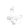 IMMDJUQI Standing Monitor Stand Office Industrial Equipment Swivel Wall Mount Keyboard Bracket WS11A view 2