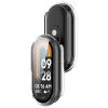 2 Pack Hard Case for Xiaomi Smart Band 10 with Screen Protector, Hard PC Protective Case Shockproof Anti-Scratch Bumper Cover with Tempered Glass (Clear/Clear) view 3