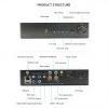 ODISON WA80 PRO Ultimate Wireless Streaming Amplifier - Professional 2-Ch HiFi Receiver (60W2) with 192kHz/24-bit, ESS9023 DAC, Dual EQ System, Roon Ready/Alexa Cast Compatible (Silvery) view 4