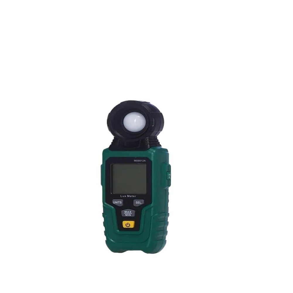 AJDFVHJF MS6612A Illuminance Meter Handheld Green Digital Illuminance Meter Brightness Meter
