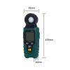 AJDFVHJF MS6612A Illuminance Meter Handheld Green Digital Illuminance Meter Brightness Meter view 2