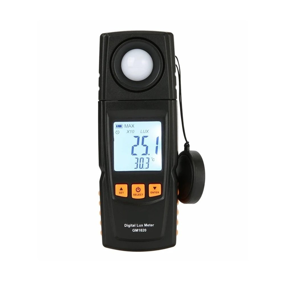 AJDFVHJF Portable illuminance Meter GM1020 Digital Display Multifunctional illuminance Tester 040 Support Automatic Range Conversion